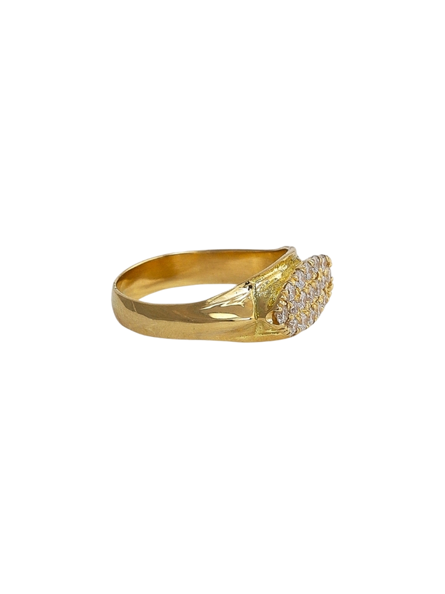 Ceyx ring with diamond - solid gold